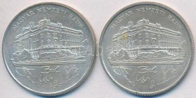 1993. 200Ft Ag "MNB" (2x) T:2,2-