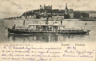 Pozsony, gőzhajó / steamship (EK)