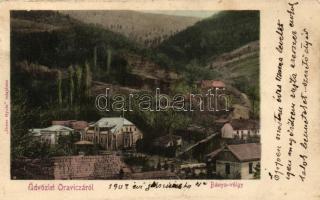 Oravicabánya, Oravita; Bányavölgy / mine valley (kis szakadás / small tear)