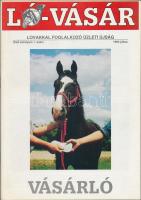 1992 Ló-Vásár, Lovakkal foglalkozó üzleti újság, első évfolyam 1. szám, 42p