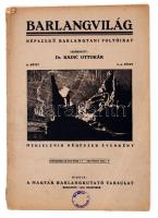 1932 Barlangvilág. Népszerű Barlangtani Folyóirat. Szerkeszti:Kadic Oszkár. II. kötet, 3-4. füzet. Kissé viseltes kiadói papír kötésben.
