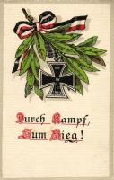 Durch Kampf zum Sieg! / WWI German military propaganda (EK)