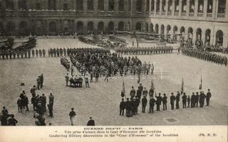 Paris, Conferring military decorations in the "Cour d'Honneur" of the Invalides