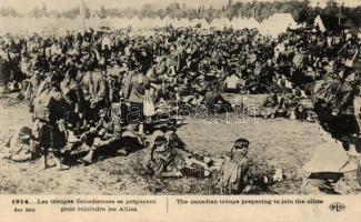 WWI, The Canadian troops preparing to join the allies (EK)