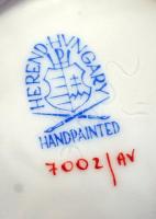 Herendi Apponyi mintás váza, kézzel festett, jelzett, hibátlan, m:23 cm