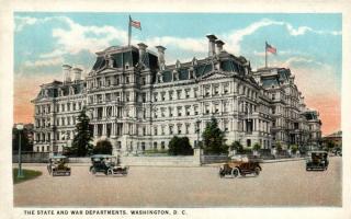 Washington, D.C. The state and war departments, automobile