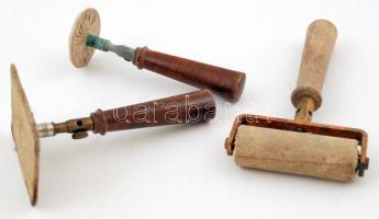 3 db nyomdászszerszám