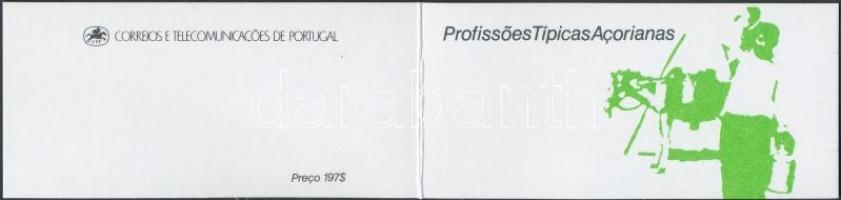 1990 Helyi foglalkozások bélyegfüzet MH 9 (Mi 411 C-414 C)