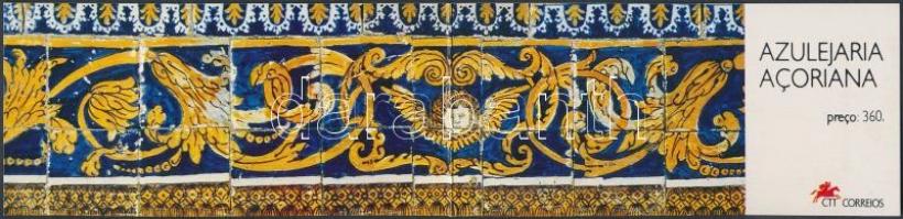 Térkő (Azulejos) bélyegfüzet, Pavers (Azulejos) stamp-booklet