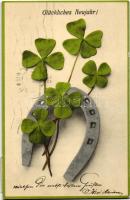 New Year, clover, horse shoe