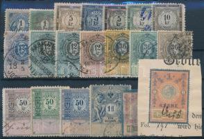 20 db osztrák okmánybélyeg