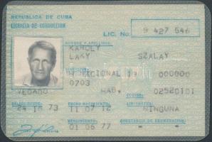 1973 Laky Károly vízilabda mesteredző részére kiállított fényképes igazolvány