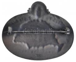 1938. "Szent István Turista Vándorlás Emlékére 1938" fém jelvény hátoldalon "BERÁN N ...