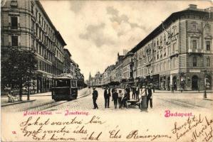 Budapest VIII. József körút, Automobile Union Paris, Mosberger János üzlete (EK)