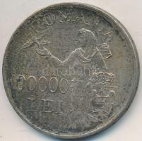 Románia 1946. 100.000L Ag T:2 patina Romania 1946. 100.000 Lei Ag C:XF patina