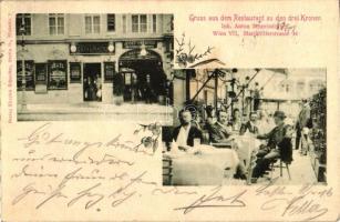 Vienna, Wien VII. Restaurant zu den drei Kronen, interior, shop of Josef Swoboda (EK)