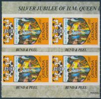 1975-1977 26 db bélyeg + 1 négyestömb 2 stecklapon, 1975-1977 26 stamps + 1 block of 4