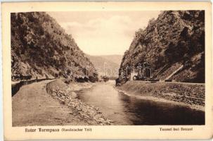 Vöröstoronyi-szoros, Roter-Turm-Pass; Brezoi alagút / tunnel