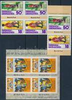 1977-1978 13 stamps, 2 pairs and 2 blocks of 4 1977-1978 13 db bélyeg, 2 pár és 2 négyestömb 2 db st...