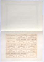 Budapest 1923. "Molnár János Imre Lakberendezési Részvénytársaság" 25 részvénye egyenként ...