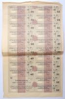 Budapest 1918. "A Magyar Leszámítoló- és Pénzváltó Bank" 4 1/2%-os záloglevele 10.000K-ról...