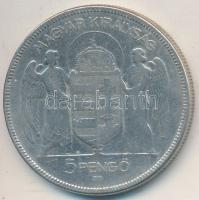1930. 5P Ag "Horthy jobbra" T:3 Adamo P8