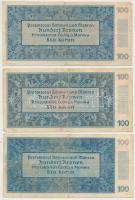 Német 3. Birodalom / Cseh-Morva Protektorátus 1940. 5K + 50K + 100K (3x) + 1942. 10K (2x) T:III,III-...