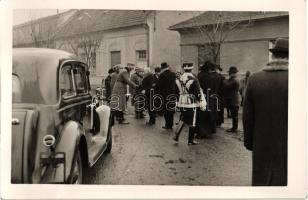 1938 Komárom, bevonulás / entry of the Hungarian troops, automobile, photo