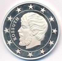 DN "Euró fantázia - Kossuth" Ag emlékérem (20g/0.999/38,5mm) T:PP felületi karc