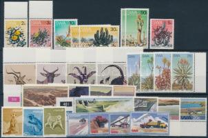 1973-1981 31 stamps, 1973-1981 31 db bélyeg, közte teljes sorok és ívszéli értékek