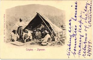 1899 Cigány sátor / Gypsy Tent, folklore