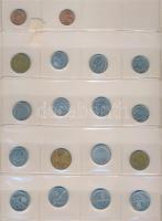 Románia 1999. 2000L "Napfogyatkozás" (2x) + 18db vegyes pénzérme berakólapon T:I-,vegyes
...