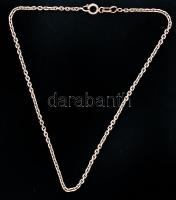 Ezüst (Ag.) bokalánc, jelzett, 27,5 cm, nettó 3 g