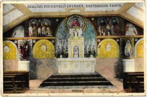 Esztergom-Tábor, Szalézi fiúnevelő Intézet, Főoltár (kis szakadás / small tear)