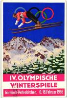 IV. Olympische Winterspiele / IV. Olympic Winter Games advertisement, So. Stpl (EK)