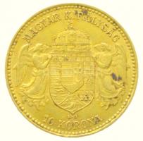 1909. 10K Au "Ferenc József" Körmöcbánya (3.40g/0.900) T:2
Hungary 1909. 10 Korona Au &qu...