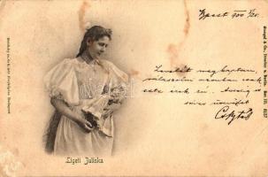 Ligeti Juliska; photo by Strelisky, Ligeti Juliska; Strelisky fényképész