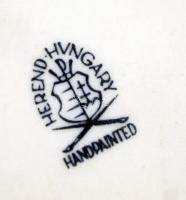 Herendi táncoló juhász, kézzel festett, hibátlan, jelzett, m: 30 cm