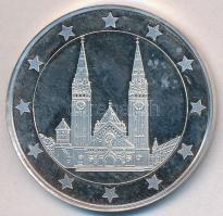 DN "Euró fantázia - Fogadalmi Templom" Ag emlékérem (20g/0.999/38mm) T:PP ujjlenyomatos,fe...