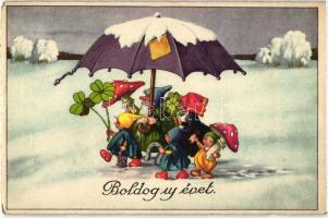 New Year, dwarf family