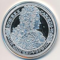 DN "Magyar tallérok utánveretben - III. Károly tallérja 1715" Ag emlékérem tanúsítvánnyal (20g/0.999/38,6mm) T:PP