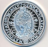 DN "Magyar tallérok utánveretben - I. Lipót tallérja 1687" Ag emlékérem tanúsítvánnyal (20...