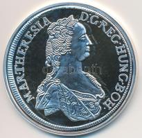 DN "Magyar tallérok utánveretben - Mária Terézia tallérja 1745" Ag emlékérem tanúsítvánnyal (20g/0.999/38,6mm) T:PP