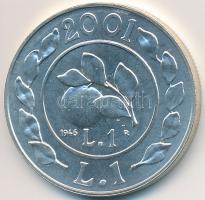 Olaszország 2001. 1L Ag "A Líra története - 1946-os Líra" T:1
Italy 2001. 1 Lira Ag &quot...