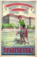 Támogassátok a nyomorék gyermekeket! / crippled children, propaganda s: Posner (EK)