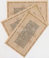 1946. 10.000AP (3x) sorszámkövetők T:II-,III