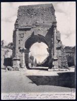 Rome, Roma; Arco di Druso. Cartolina Gigantesca / giant postcard