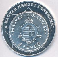 DN "A magyar nemzet pénzérméi - A pengő bevezetése 1926-1946" Ag emlékérem tanúsítvánnyal (10,37g/0,999/35mm) T:PP