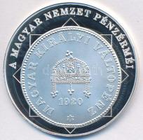 DN "A magyar nemzet pénzérméi - Az utolsó körmöcbányai veret 1920-1926" Ag emlékérem tanús...