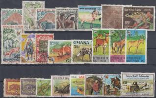 Animals motive 23 stamps Állat motívum 23 db klf bélyeg